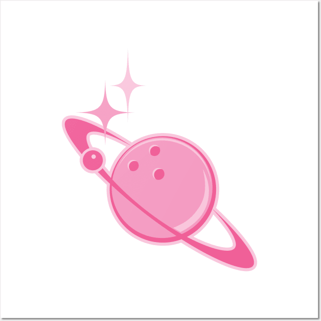 Cute Stellar Bowling Wall Art by SWON Design